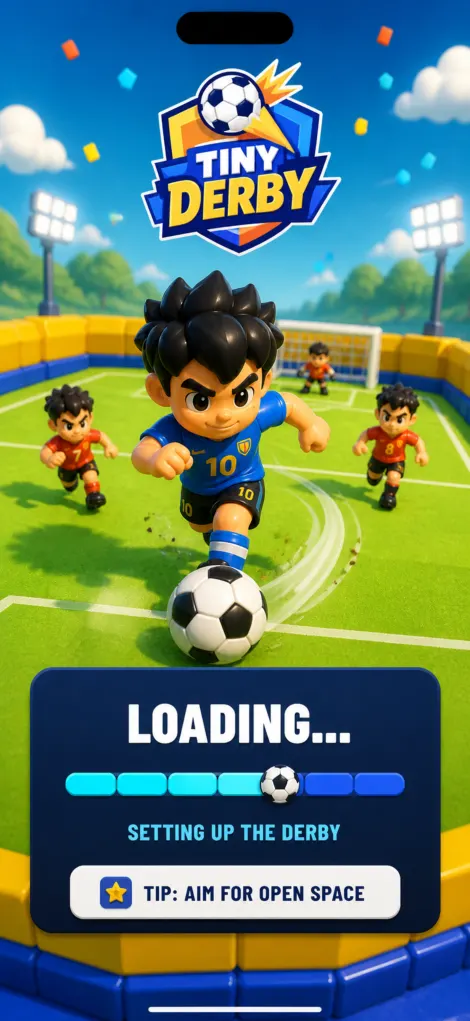 A TinyDerby match in progress.